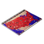Vintage United States of America Travel Bureau Map Notebook