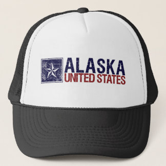 Vintage United States with Star – Alaska Trucker Hat