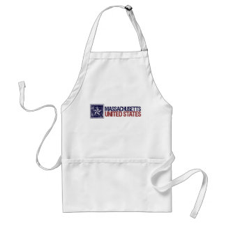 Vintage United States with Star – Massachusetts Adult Apron