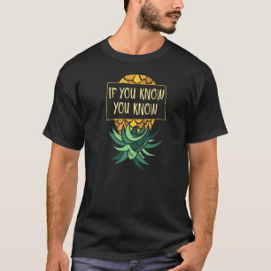 Vintage Upside Down Pineapple Subtle Swinger T-Shirt