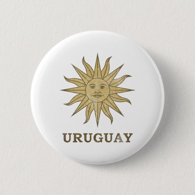 Vintage Uruguay Button (Front)