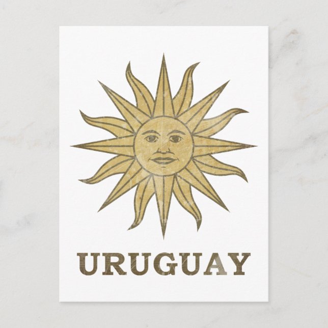 Vintage Uruguay Postcard (Front)