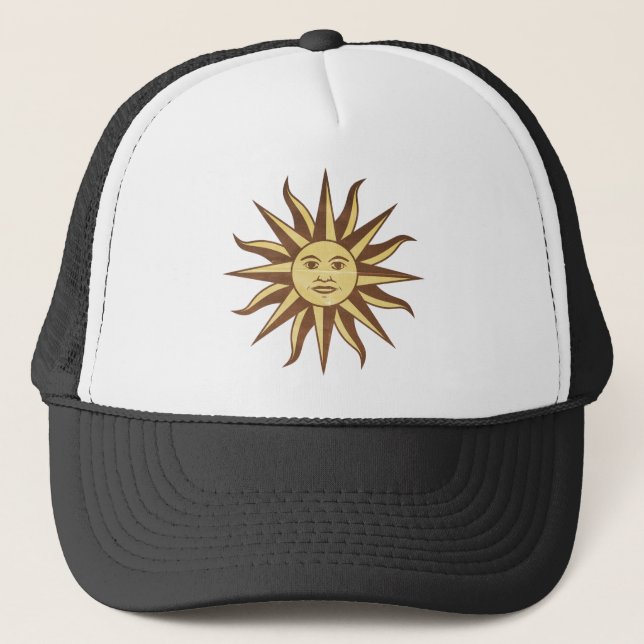 Vintage Uruguay Sun Trucker Hat (Front)
