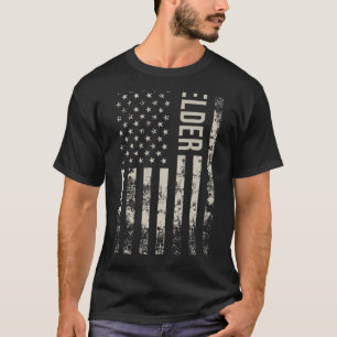 Vintage US American Flag Elder T-Shirt