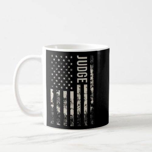Vintage US American Flag Judge Premium  Coffee Mug