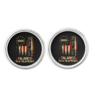 Vintage US Flag 2026 Patriotic Political Supporter Cufflinks
