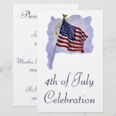 Vintage US Flag Custom Flyer (Front/Back)