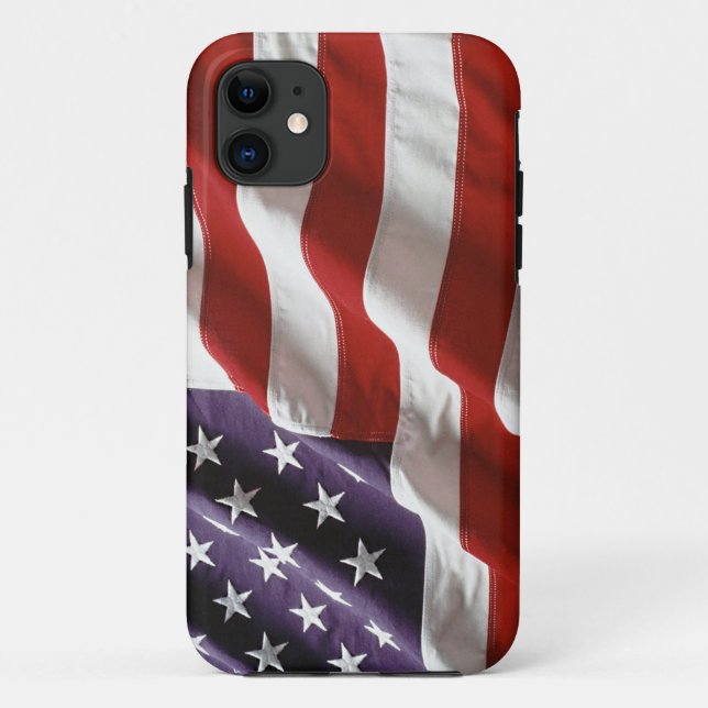 Vintage US Flag 'Flying High' iPhone 5 Case (Back)