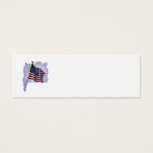 Vintage US Flag in Patriotic Colors