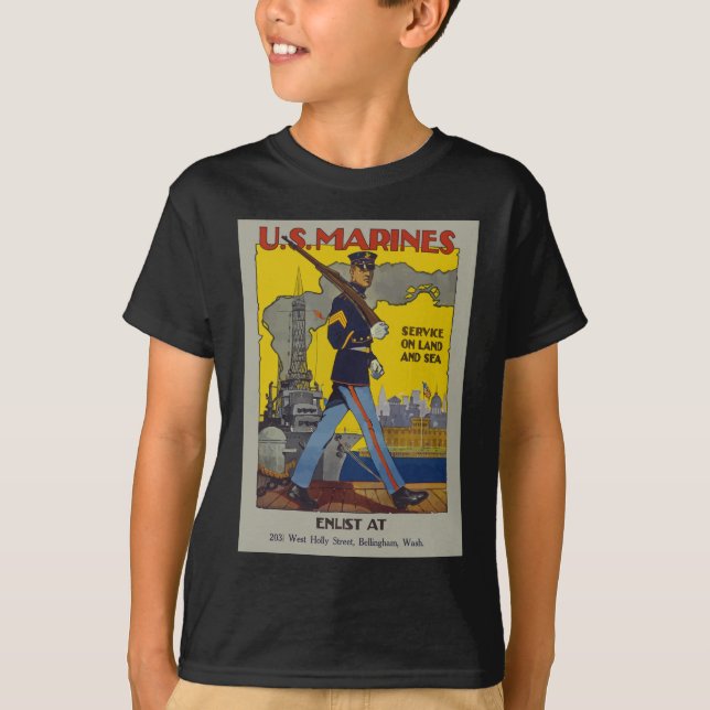 Vintage US Marines T-Shirt (Front)