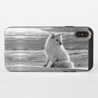 Vintage USA Alaska Arctic fox iPhone XS Max Slider Case