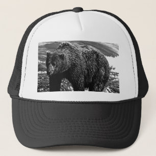 Vintage USA Alaska brown bear Trucker Hat