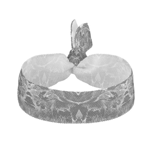 Vintage USA Alaska bull moose Elastic Hair Tie (Front)