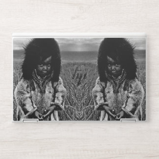 Vintage USA Alaska eskimo boy Mouse Pad HP Laptop Skin