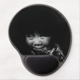 Vintage USA Alaska eskimo child Gel Mouse Pad