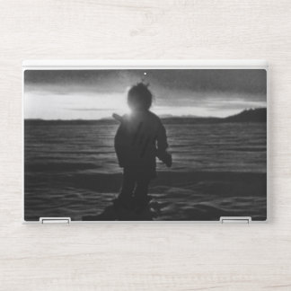 Vintage USA alaska eskimo hunter sunset 1970 iPad HP Laptop Skin