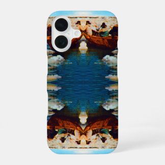 Vintage USA Alaska Eskimo hunters iPhone 16 Case