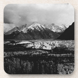 Vintage USA Alaska Matanuska glacier Beverage Coaster
