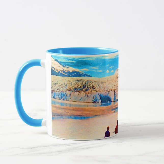 Vintage USA Alaska Mendenhall glacier Juneau Mug (Left)