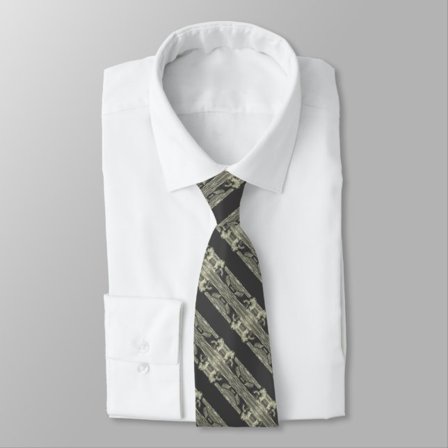 Vintage USA Alaska mother polar bear Neck Tie (Tied)