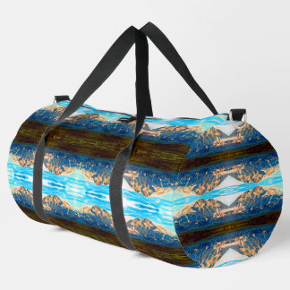 Vintage USA Alaska Mt Mckinley national park Duffle Bag