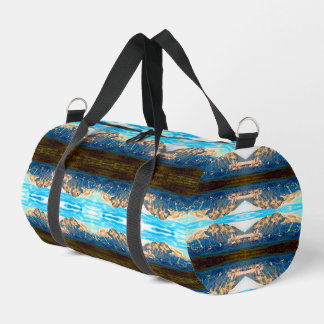 Vintage USA Alaska Mt Mckinley national park Duffle Bag