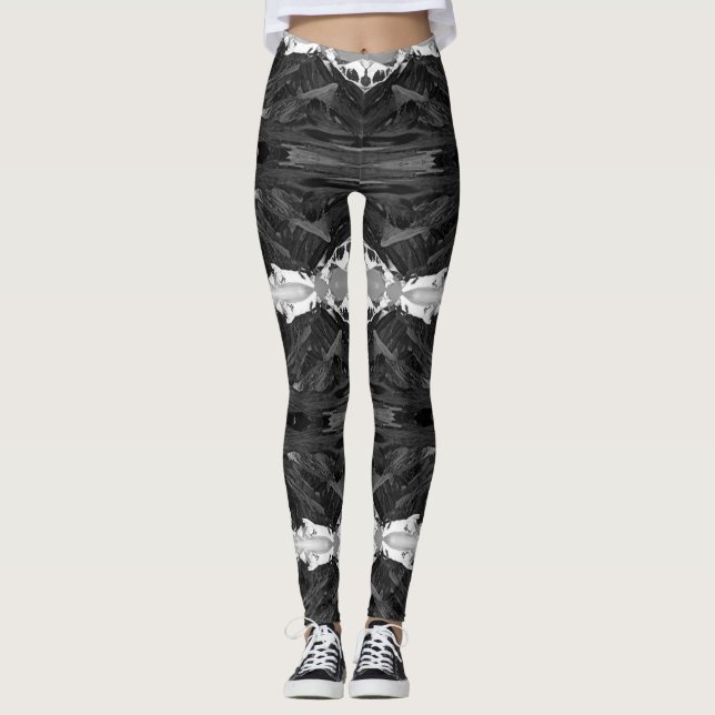 Vintage USA Alaska Mt Mckinley national park Leggings (Front)