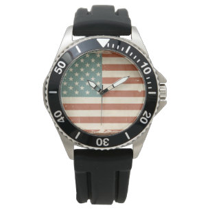 Vintage USA American Flag Watch