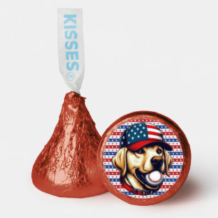 Vintage, USA baseball Labrador  Hershey®'s Kisses®