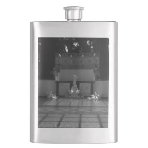 Vintage USA California San Simeon Neptune pool Flask