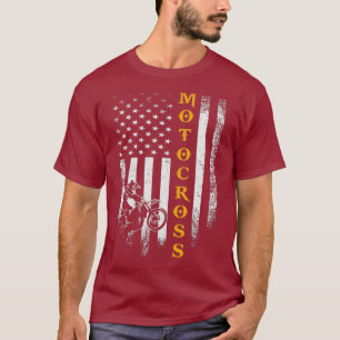 Vintage USA Dirt Bike Motorcross Enduro American T-Shirt