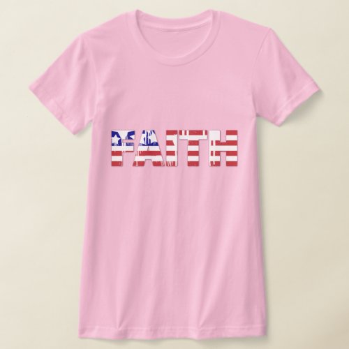 Vintage USA_Faith flag T_Shirt T_Shirt