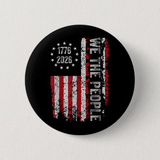 Vintage USA Flag 250th Anniversary Independence Button