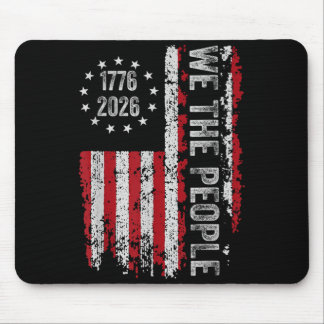 Vintage USA Flag 250th Anniversary Independence Mouse Pad