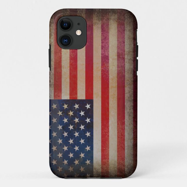 Vintage USA Flag iPhone 5 Cover (Back)