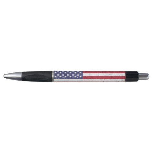 Vintage USA Flag Patriotic American Red White Blue Pen