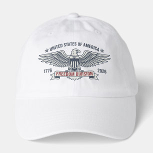 Vintage USA Freedom Division 250 Years Patriotic E Hat
