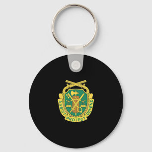 Vintage Usa Military Police Corps Logo Veteran Pat Keychain