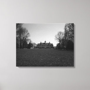 Vintage USA Mount Vernon George Washington house Canvas Print