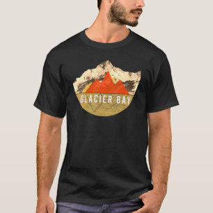 Vintage Usa Mountain Hiking Glacier Bay National T-Shirt