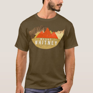 Vintage USA Mountain Hiking Mount Whitney  T-Shirt
