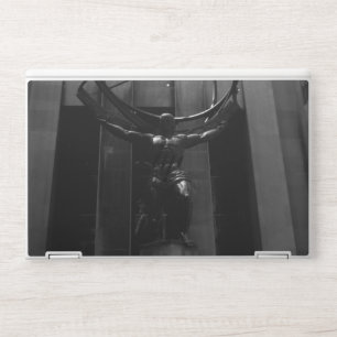 Vintage USA New York rockefeller Atlas statue Case HP Laptop Skin