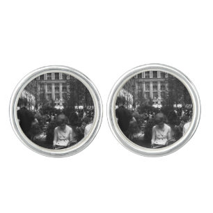 Vintage USA New York Rockefeller Center 1970 Cufflinks