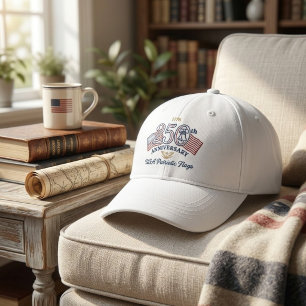 Vintage USA Patriotic Flags Liberty Bell Embroider Hat