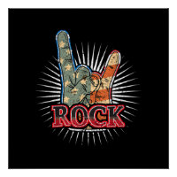 Vintage USA Rock - Band Concert Poster 70s 80s