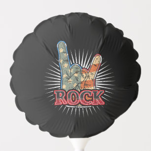 Vintage USA Rock - Band Concert Poster 70s 80s Balloon