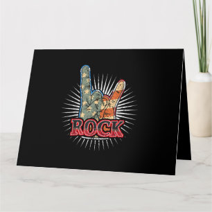 Vintage USA Rock - Band Concert Poster 70s 80s Card