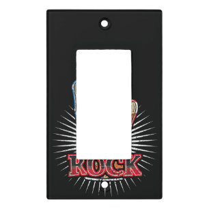 Vintage USA Rock - Band Concert Poster 70s 80s Light Switch Cover