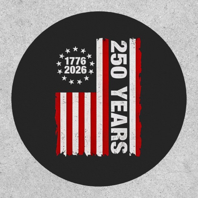 Vintage USA Semiquincentennial 250th Anniversary  Patch (Front)