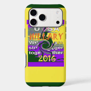 Vintage USA Stronger Together Abstract Art Print iPhone 17 Pro Max Case